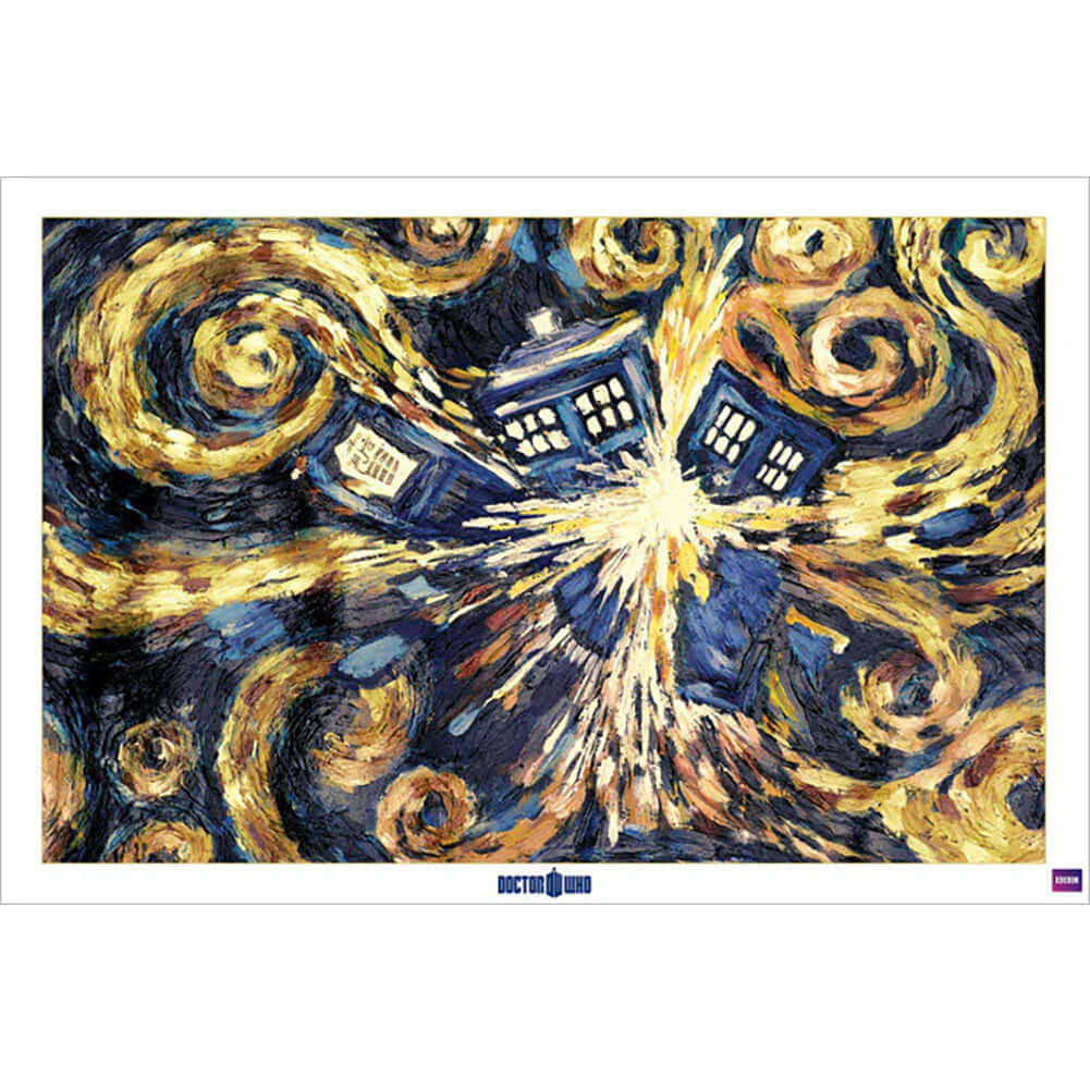 Doctor Who Exploding Tardis Poster 3 LKT Sport Entertainment>TV Series>Doctor Who Posters