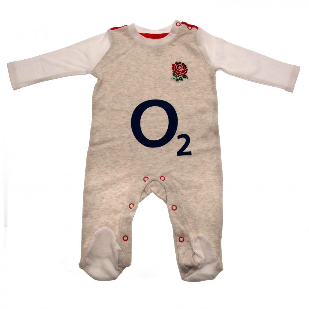 England RFU Sleepsuit 12/18 mths GR LKT Sport Rugby>England RFU Baby & Children's Sleepwear