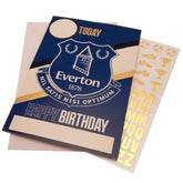 Everton FC Birthday Card With Stickers LKT Sport Football>Premier League>Everton FC Greeting Cards