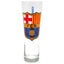 FC Barcelona Colour Crest Tall Beer Glass LKT Sport Tall slim pilsner style pint glass Features a large full colour FCB club crest White FCBarcelona text on small blue block detail on reverse Official licensed product Approx 570ml (1 pint) Approx 24cm tal