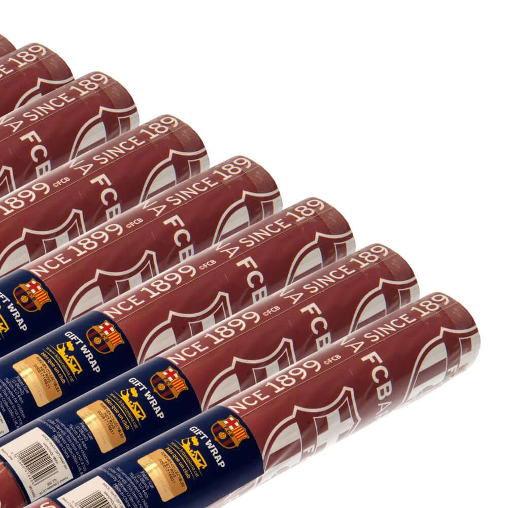 FC Barcelona Gift Wrap x 24 LKT Sport Football>European Leagues>FC Barcelona Wrapping Paper