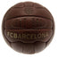 FC Barcelona Retro Heritage Football LKT Sport Genuine leather heritage footballFeaturing gold debossed print Barcelona crest and text18 panel retro style ball with stitched featureOfficial licensed productSize 5 footballApprox 69cm in circumference Socce