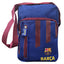 FC Barcelona Stripe Shoulder Bag LKT Sport Stripe design shoulder bag featuring Barca text and club crestMain compartment has a large double zipped opening for easy access2 front zip pockets and interior open pocketAdjustable shoulder strapRubber zip pull