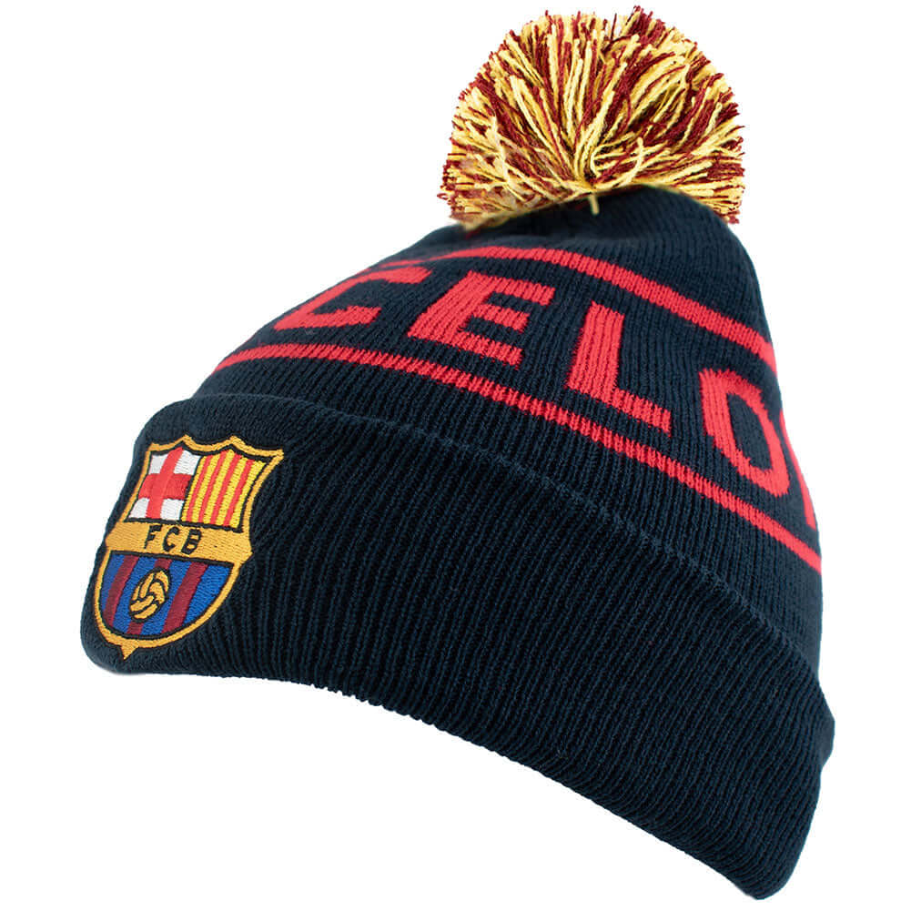 FC Barcelona Text Ski Hat LKT Sport Football>European Leagues>FC Barcelona Beanies