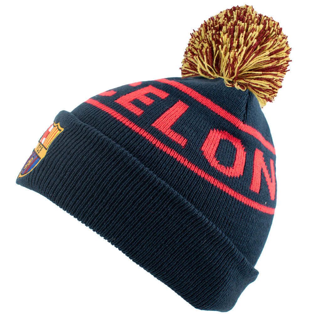 FC Barcelona Text Ski Hat LKT Sport Football>European Leagues>FC Barcelona Beanies