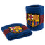 FC Barcelona Wristbands LKT Sport Pack of 2 soft cotton sweatbandsIn blue and red, featuring the Barca crestElasticated, one size fits allOfficial licensed productApprox 7cm wide Sweat Wristbands