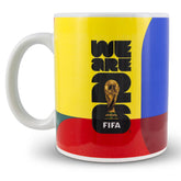 FIFA World Cup Unity 2026 Mug LKT Sport Ceramic everyday coffee mugVibrant and colourful Unity FIFA World Cup 2026 designGlazed kiln fired finish with a white handleOfficial licensed productApprox 315ml (11oz)Approx 9cm tall, 8cm in diameter Mugs