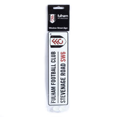 Fulham FC Window Sign LKT Sport Football>Premier League>Fulham FC Novelty Signs