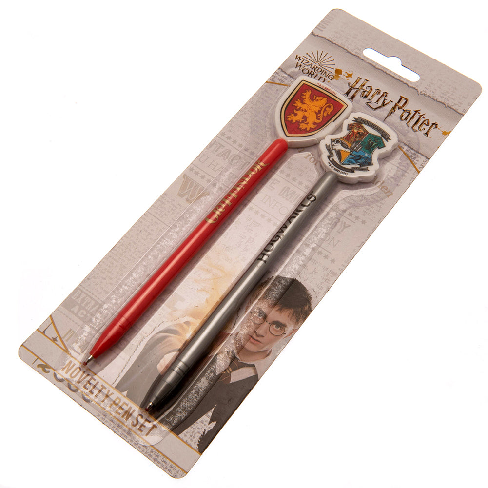 Harry Potter 2pk Pen & Topper Set LKT Sport Entertainment>Movies>Harry Potter Pen & Pencil Sets