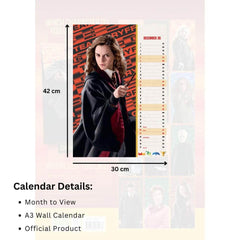 Harry Potter A3 Calendar 2026 LKT Sport Entertainment>Movies>Harry Potter Wall Calendars