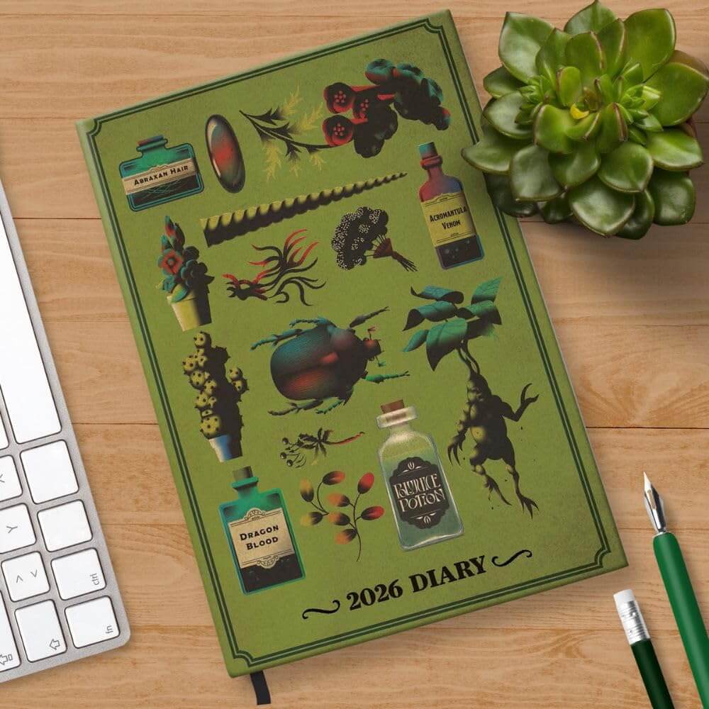 Harry Potter A5 Diary 2026 LKT Sport Entertainment>Movies>Harry Potter Planners