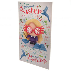 Harry Potter Birthday Card Sister LKT Sport Entertainment>Movies>Harry Potter Greeting Cards