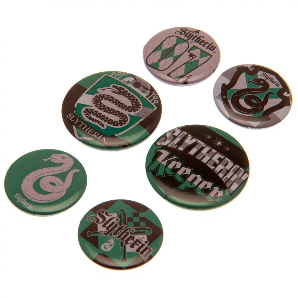 Harry Potter Button Badge Set Slytherin LKT Sport Entertainment>Movies>Harry Potter Pinback Buttons