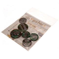 Harry Potter Button Badge Set Slytherin LKT Sport Entertainment>Movies>Harry Potter Pinback Buttons