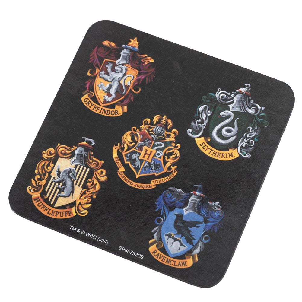 Harry Potter Colourful Crest Mug & Coaster Set LKT Sport Entertainment>Movies>Harry Potter Mugs