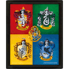 Harry Potter Crests Framed 3D Picture LKT Sport Entertainment>Movies>Harry Potter Posters