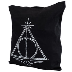 Harry Potter Deathly Hallows Canvas Tote Bag LKT Sport Entertainment>Movies>Harry Potter