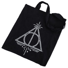 Harry Potter Deathly Hallows Canvas Tote Bag LKT Sport Entertainment>Movies>Harry Potter