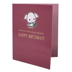 Harry Potter Dobby Birthday Card LKT Sport Entertainment>Movies>Harry Potter Greeting Cards