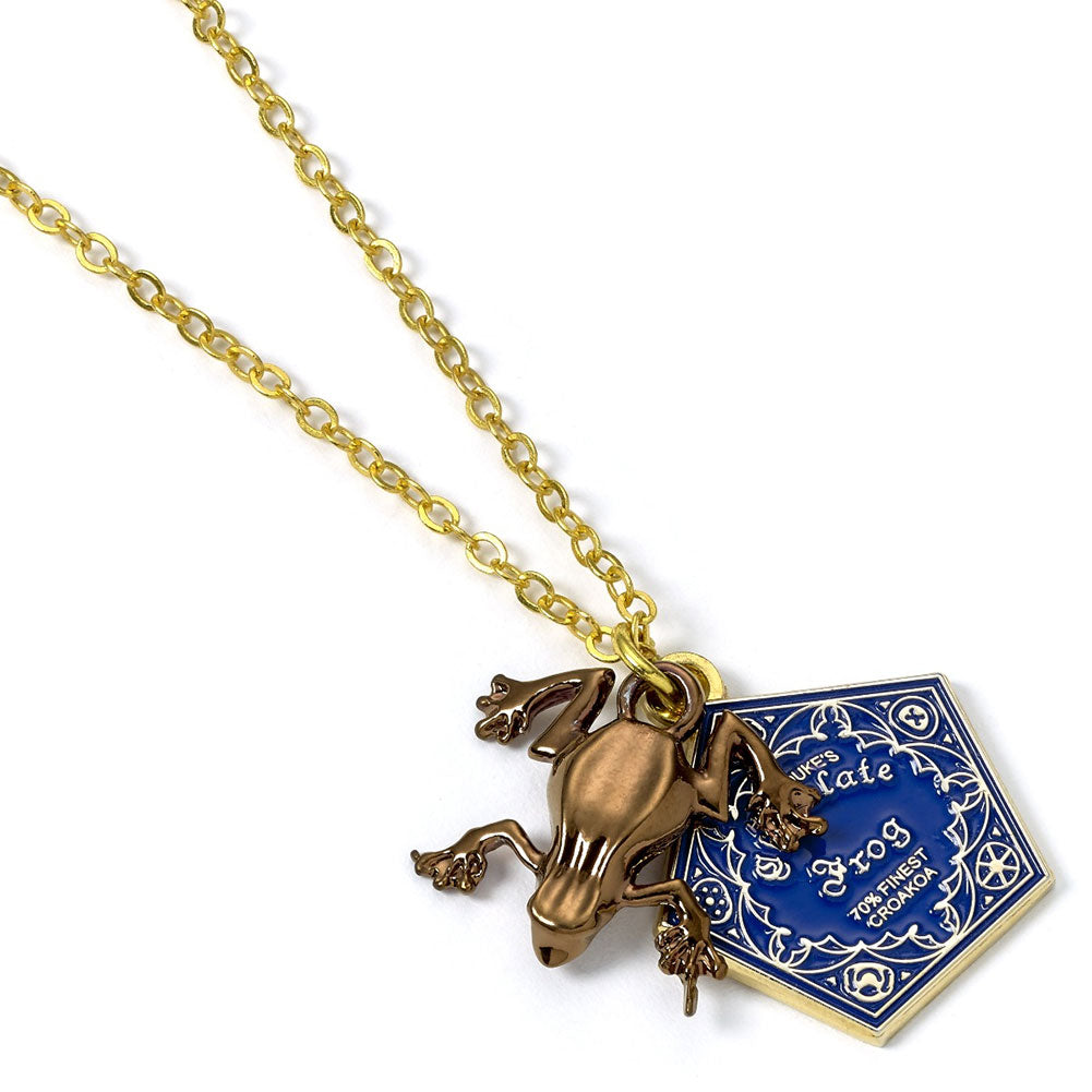 Harry Potter Gold Plated Chocolate Frog Necklace LKT Sport Entertainment>Movies>Harry Potter