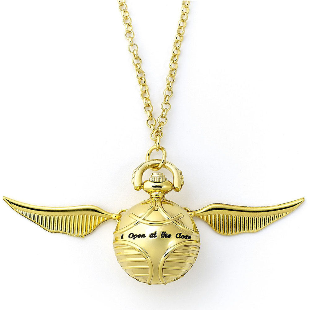 Harry Potter Gold Plated Golden Snitch Watch Necklace LKT Sport Entertainment>Movies>Harry Potter Necklaces