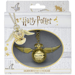 Harry Potter Gold Plated Golden Snitch Watch Necklace LKT Sport Entertainment>Movies>Harry Potter Necklaces