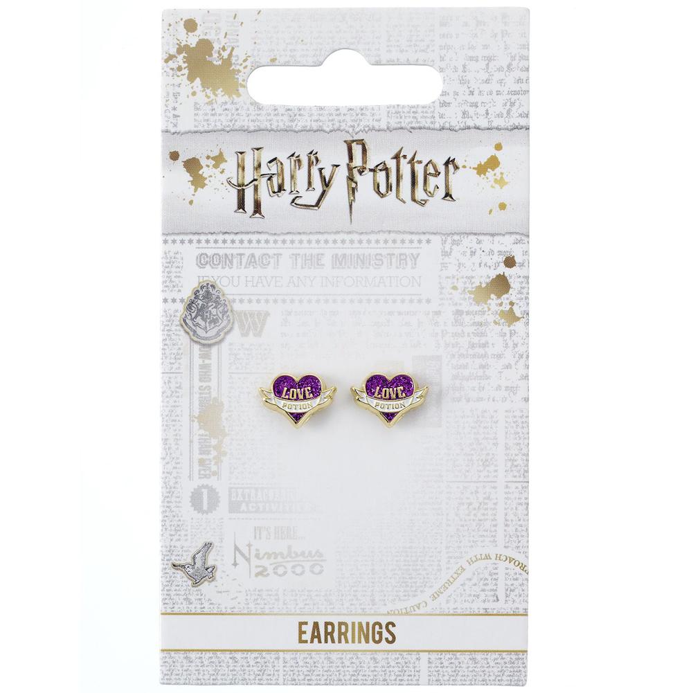 Harry Potter Gold Plated Love Potion Stud Earrings LKT Sport Entertainment>Movies>Harry Potter Earrings