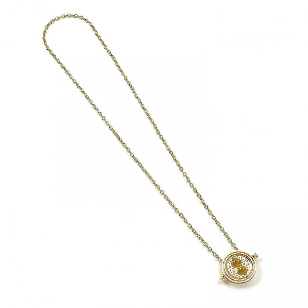 Harry Potter Gold Plated Spinning Time Turner Necklace LKT Sport Entertainment>Movies>Harry Potter Necklaces