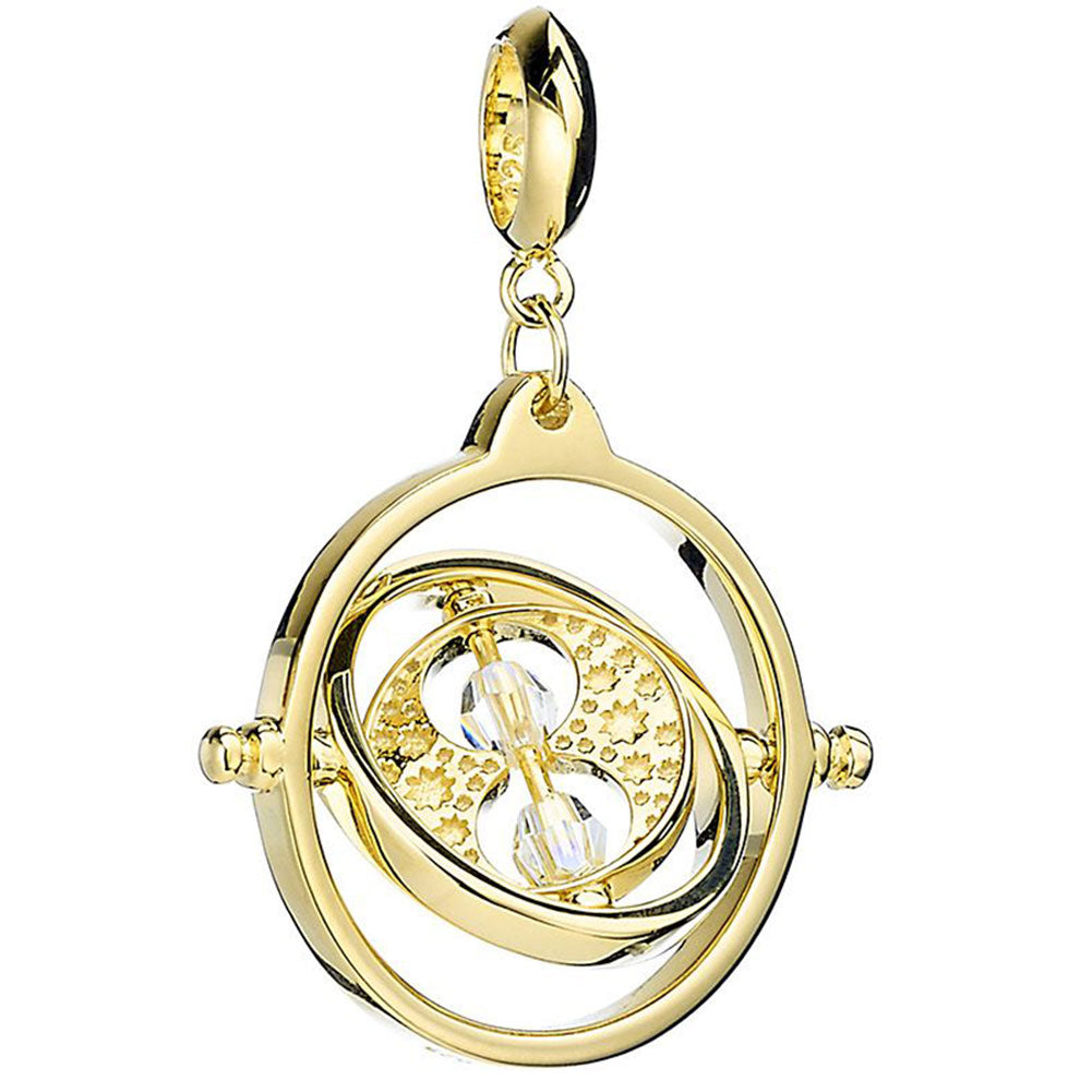 Harry Potter Gold Plated Time Turner Crystal Charm LKT Sport Entertainment>Movies>Harry Potter Charms & Pendants