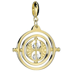 Harry Potter Gold Plated Time Turner Crystal Charm LKT Sport Entertainment>Movies>Harry Potter Charms & Pendants