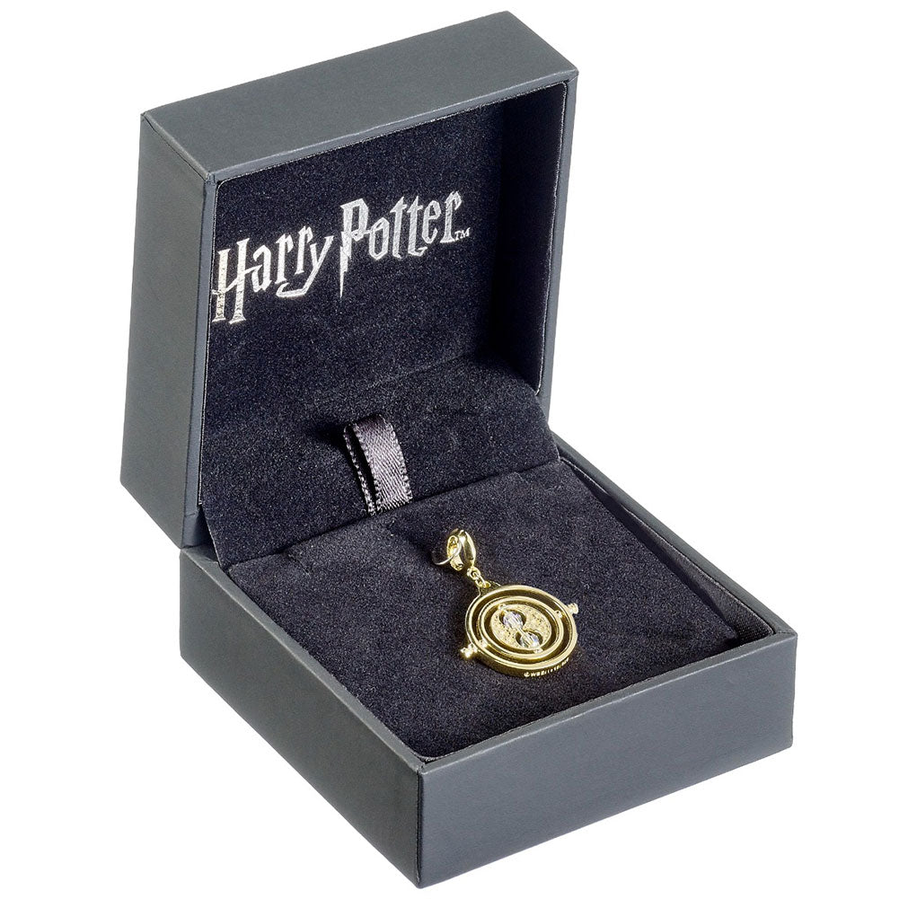 Harry Potter Gold Plated Time Turner Crystal Charm LKT Sport Entertainment>Movies>Harry Potter Charms & Pendants