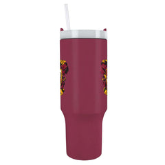 Harry Potter Gryffindor 40oz Tumbler LKT Sport Branded Gryffindor 40oz thermal tumbler, ideal for Harry Potter fans of all agesKeep your drinks hot or cold for hours with double-walled insulationIncludes a soft grip handle for extra comfortWith a sturdy d