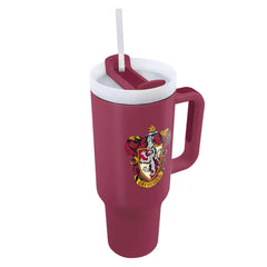Harry Potter Gryffindor 40oz Tumbler LKT Sport Branded Gryffindor 40oz thermal tumbler, ideal for Harry Potter fans of all agesKeep your drinks hot or cold for hours with double-walled insulationIncludes a soft grip handle for extra comfortWith a sturdy d