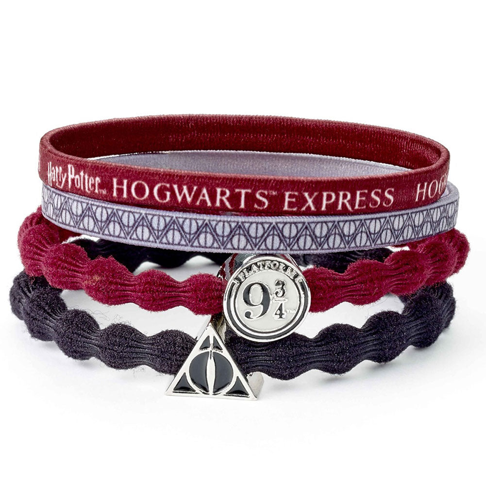Harry Potter Hair Bands 9 & 3 Quarters LKT Sport Entertainment>Movies>Harry Potter Ponytail Holders