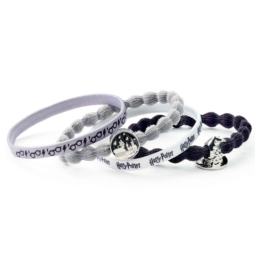 Harry Potter Hair Bands Hogwarts LKT Sport Entertainment>Movies>Harry Potter Ponytail Holders