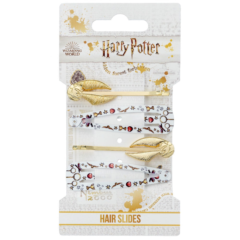 Harry Potter Hair Clips Golden Snitch LKT Sport Entertainment>Movies>Harry Potter Hair Barrettes & Slides