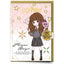 Harry Potter Hemione Greetings Card with Badge LKT Sport Fun greetings card featuring Hermione GrangerWith a removable Love Potion pin badgeThis card has been left blank for your own messageWith a gold envelopeOfficial licensed productApprox 23cm x 12cm G