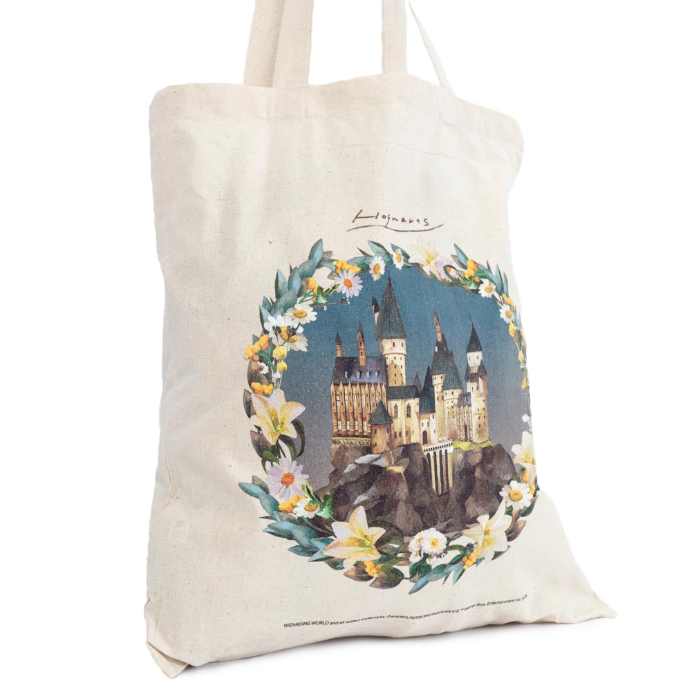Harry Potter Hogwarts Castle Canvas Tote Bag LKT Sport Entertainment>Movies>Harry Potter