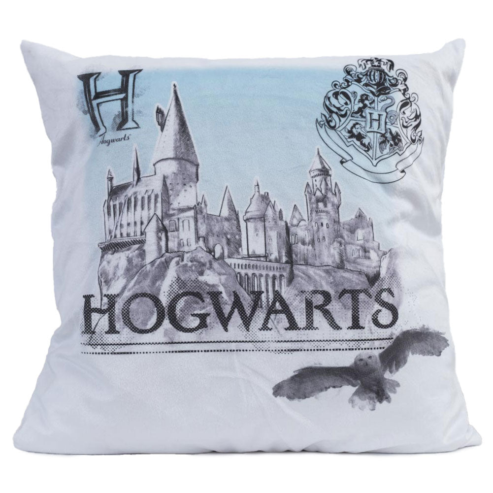 Harry Potter Hogwarts Velvet Feel Cushion LKT Sport Entertainment>Movies>Harry Potter Throw Pillows