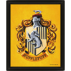 Harry Potter Hufflepuff Framed 3D Picture LKT Sport Entertainment>Movies>Harry Potter Visual Artwork