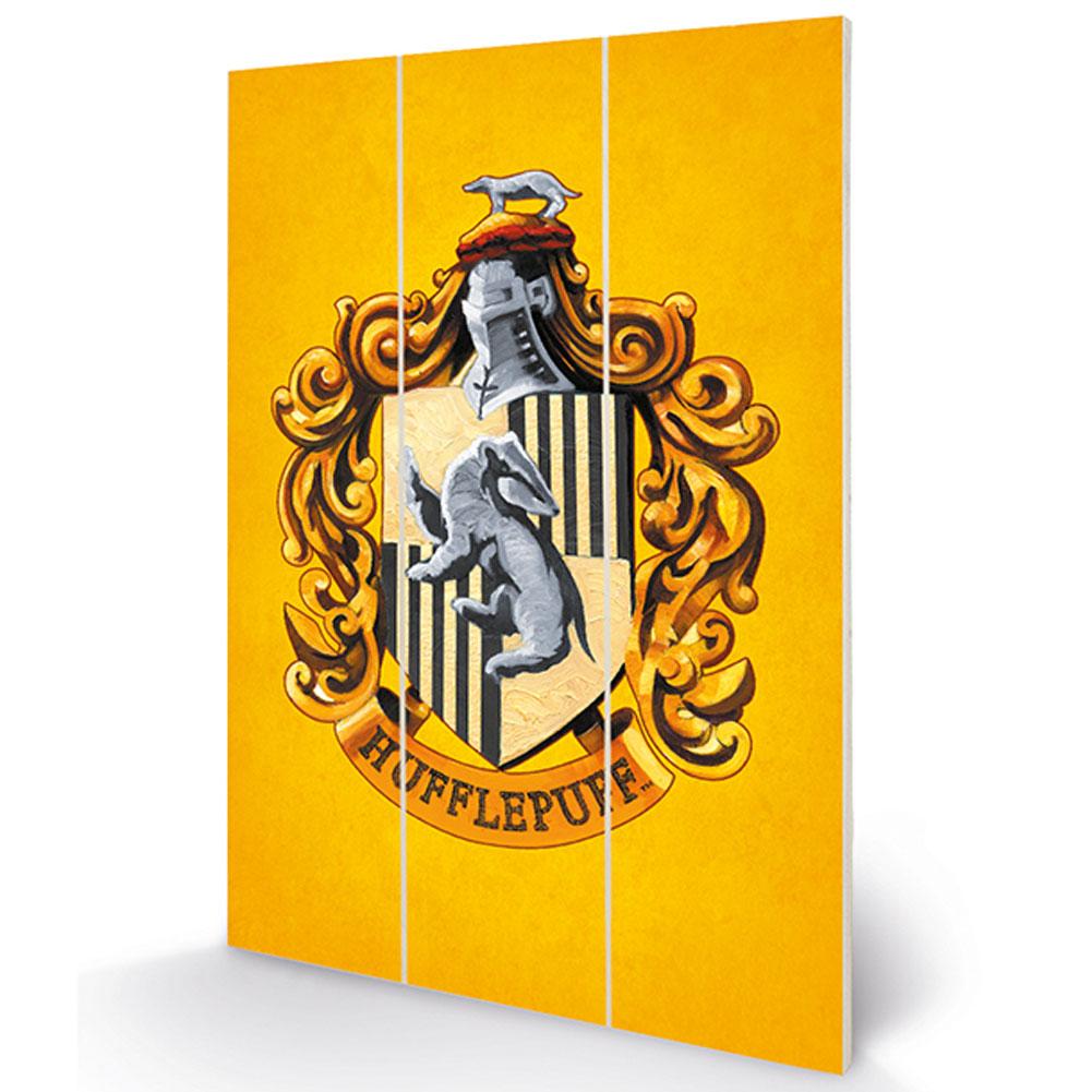 Harry Potter Hufflepuff Wood Print LKT Sport Entertainment>Movies>Harry Potter Prints