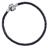 Harry Potter Leather Charm Bracelet Black XS LKT Sport Entertainment>Movies>Harry Potter Bracelets