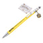 Harry Potter Pen Hufflepuff LKT Sport Sleek ballpoint click pen with a silver tip Yellow pen with a house Hufflepuff charm Writes in black ink Official licensed product Approx 14cm With a swing tag Ballpoint Pens