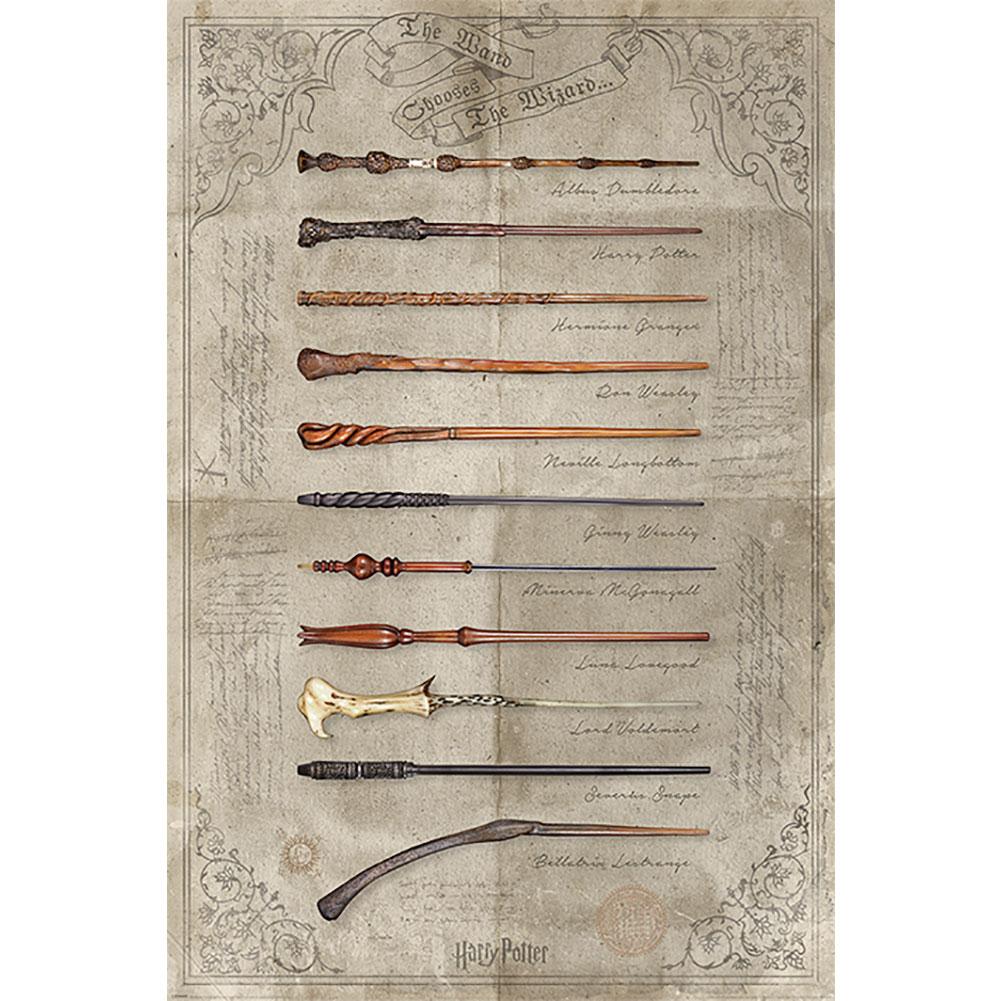 Harry Potter Poster Wands 161 LKT Sport Entertainment>Movies>Harry Potter Posters