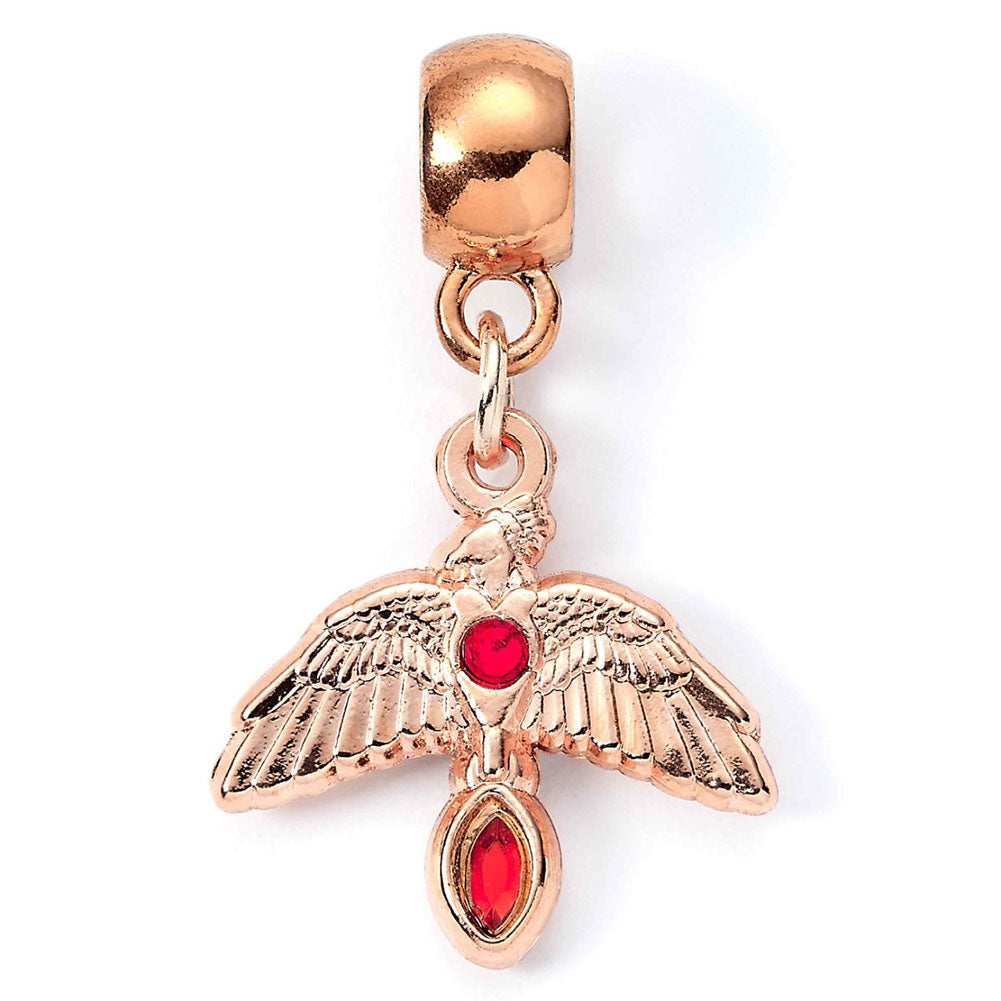 Harry Potter Rose Gold Plated Fawkes Charm LKT Sport Entertainment>Movies>Harry Potter