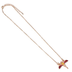 Harry Potter Rose Gold Plated Fawkes Necklace LKT Sport Entertainment>Movies>Harry Potter Necklaces