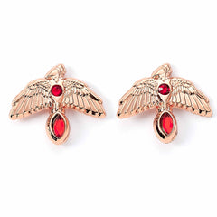 Harry Potter Rose Gold Plated Fawkes Stud Earrings LKT Sport Entertainment>Movies>Harry Potter