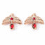 Harry Potter Rose Gold Plated Fawkes Stud Earrings LKT Sport Pretty rose gold stud earrings with highly detailed designFeaturing the highly intelligent phoenix Fawkes with red jewels included on the earringsOfficial licensed productApprox 15mm x 13mm Earr