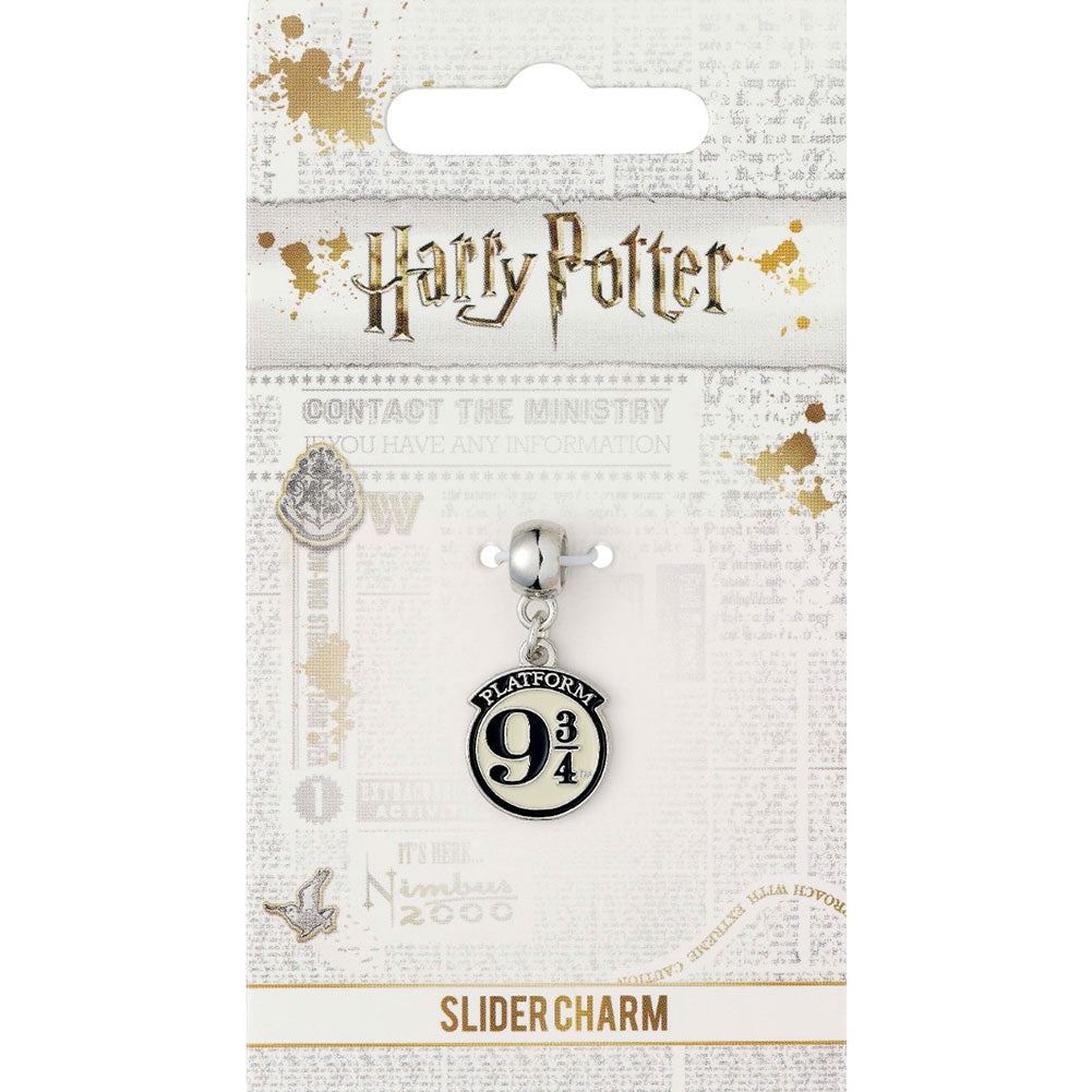 Harry Potter Silver Plated 9 & 3 Quarters Charm LKT Sport Entertainment>Movies>Harry Potter Charms & Pendants