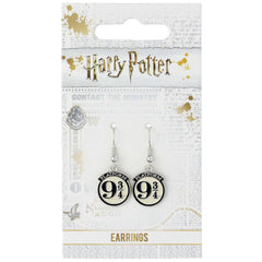 Harry Potter Silver Plated 9 & 3 Quarters Hook Earrings LKT Sport Entertainment>Movies>Harry Potter Earrings